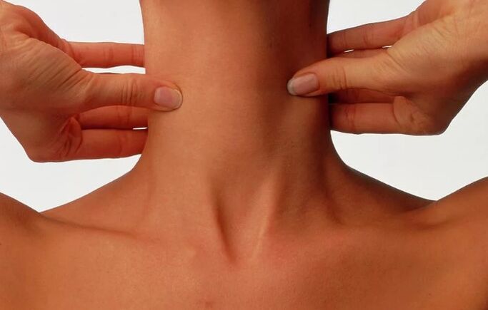 Self -massage of the neck